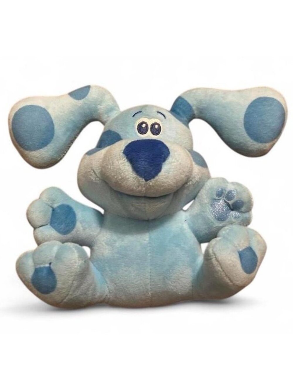 Blue's Clues Small Blue Plush Stuffed Dog Animal Washable Toy